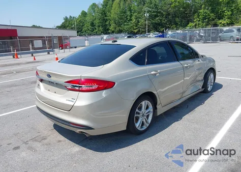 2018 Ford Fusion Hybrid Se из США, поврежденный, VIN 3FA6P0LU2JR151563
